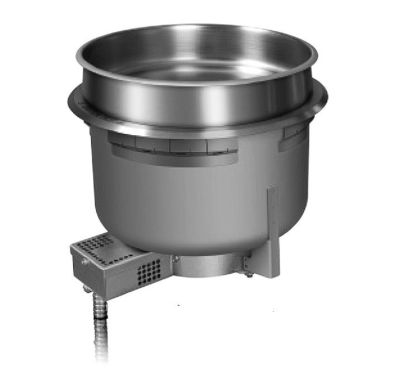 Hatco HWB-11QTD Single Built-In Round Heated Well with Drain Fitting 10.1 Litre