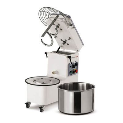 Mecnosud SMM0044 SPIRAL MIXER - TILTING HEAD REMOVABLE BOWL 38KG 