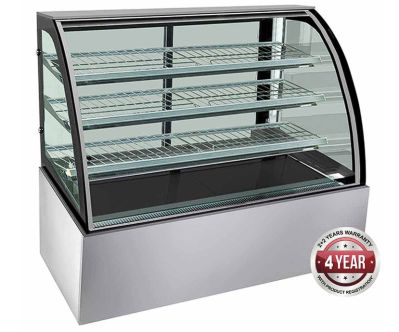 F.E.D. Bonvue SL840 Chilled Curved Glass Food Display - 1200mm