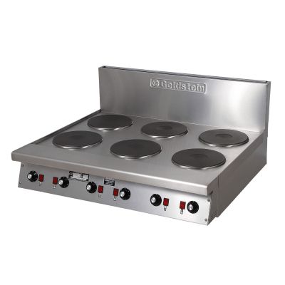 Goldstein PEB6S 6 Solid Plates Electric Boiling Top