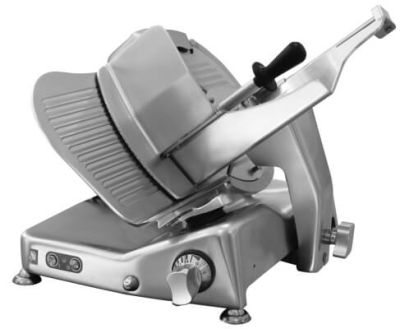 Brice PEG350G OMAPEG350 Gear Driven Manual Meat Slicer - 350 mm Blade