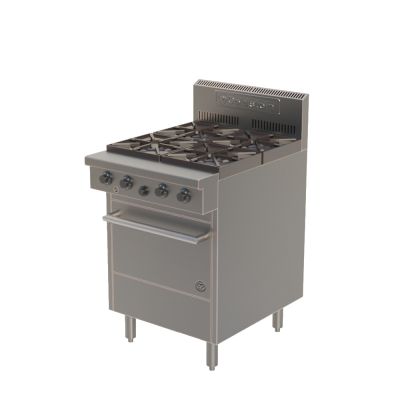 Goldstein PF420 4 Burner Gas Cook Top With Oven 500mm