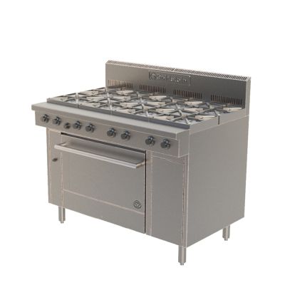 Goldstein PF828 - 8 Gas Burner With Oven