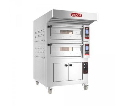 Zanolli Teorema Polis 2 Tray Bakery Deck Oven with narrow design -180mm Chamber Height 2PO2H05B
