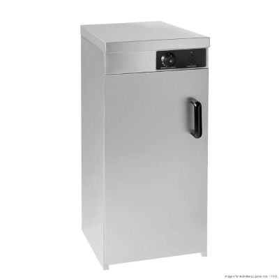 F.E.D-PW-SE Stainless Steel Single Cabinet Plate Warmer 60 Plates 