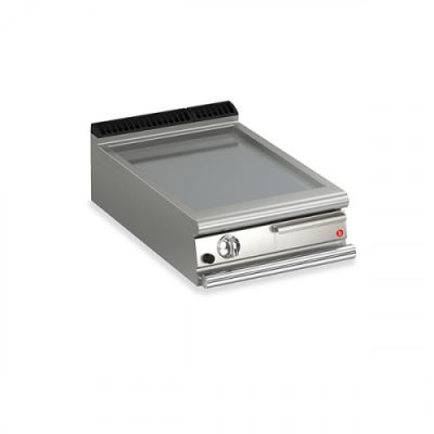 Baron | Q70SFT/G600 | Queen7 Countertop Gas Flat Mild Steel Griddle Plate - 600mm