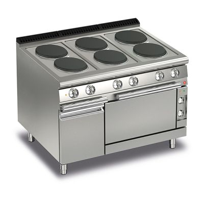 Baron Q70PCF/E120 Six Burner Electric Cook Top