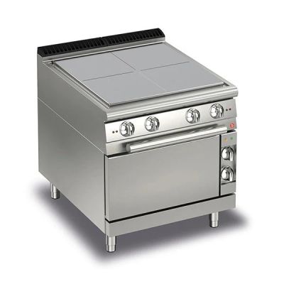 Baron Q70TPF/EE800 Electric Target Top With Electric Oven - 700Mm Depth