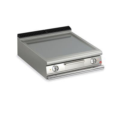 Baron Q90SFT/E800 2 Burner Electric Fry Top With Smooth Mild Steel Plate And Thermostat Control