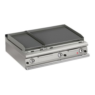 Baron Q90GLT/G1200 3 Burner Gas Lava Rock Chargrill