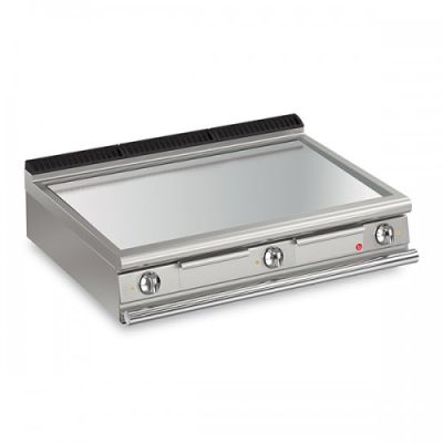 Baron | Q90FT/E1205 | Queen9 Countertop Electric Flat Chrome Griddle Plate - 1200mm