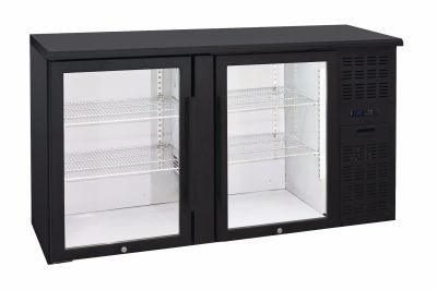 Anvil BBZ0200 Back Bar Refrigerator 2 Door - Black