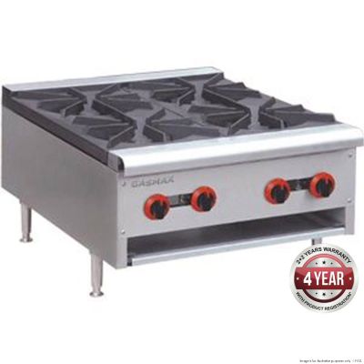 F.E.D. GASMAX RB-4E Gas Cook top 4 burner with Flame Failure 