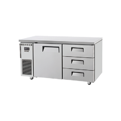 Skipio SUR15-3D-3 Underbench Drawer Fridge - 425L