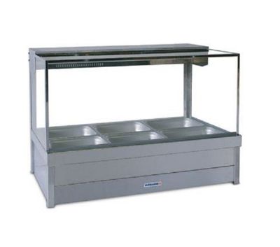 Roband S23 Square Glass Hot Food Display Bars