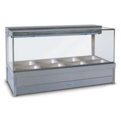 Roband S24 Square Glass Hot Food Display Bars