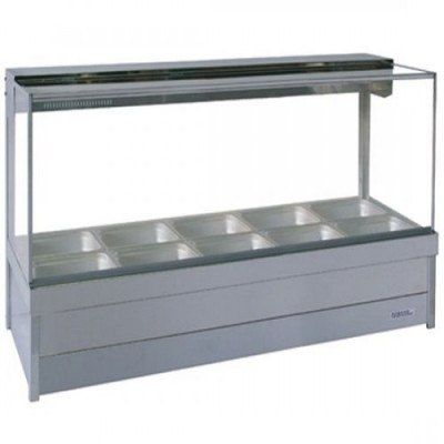 Roband S25RD Square Glass Hot Food Display Bars