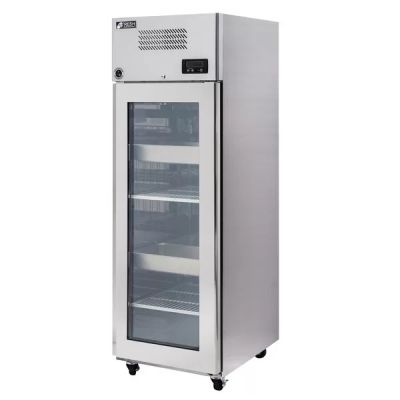 FRESH  KTM-25RG1 GLASS DOOR UPRIGHT FRIDGE 1 DOOR