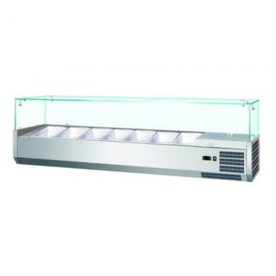 Anvil VRX1200 Refrigerated Glass Canopy Ingredient Unit