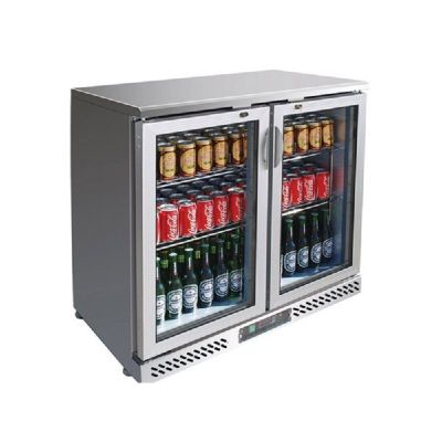 F.E.D. Temperate Thermaster SC248SG Two Door SS Drink Cooler