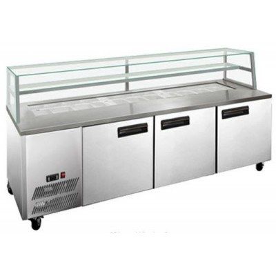 F.E.D. Temperate Thermaster SCB/21 Three Door DELUXE Sandwich Bar