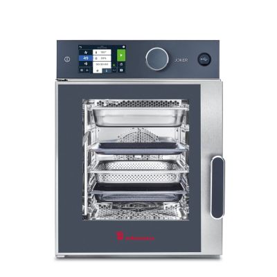 Eloma JOKER 6-23 ST TC-LH 6 x 2/3GN Compact Electric Combi Oven with Electronic Controls and Left Hand Hinged Door