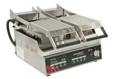 Woodson W.Gpc62Sc Pro-Series Computer Controlled Contact Grill - Split Plate