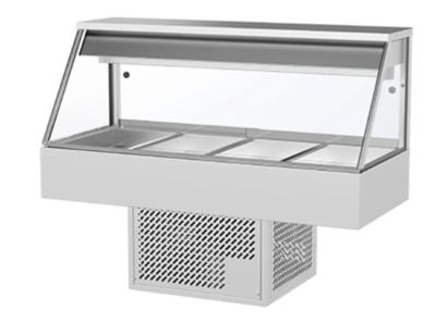 Woodson WR.CFS24 Straight Glass Cold Food Display - 4 Bays
