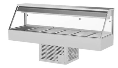 Woodson WR.CFS26 Straight Glass Cold Food Display - 6 Bays