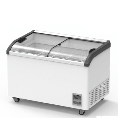 F.E.D Thermaster-SD-406K Heavy Duty Supermarket Glass Sliding Lid Freezers 406L 