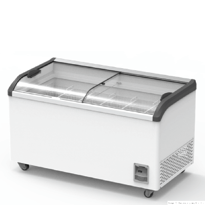 F.E.D Thermaster-SD-506K Heavy Duty Supermarket Glass Sliding Lid Freezers 506L 