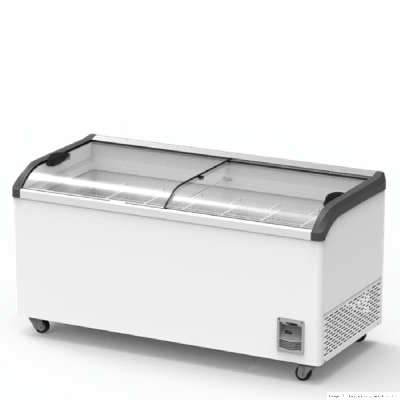 F.E.D Thermaster-SD-576K Heavy Duty Supermarket Glass Sliding Lid Freezers 576L 