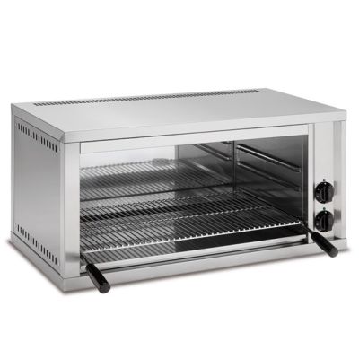 Baron SEF2/2 Fixed Height Electric Salamander Grill with Cooking Surface 600 X 350 mm