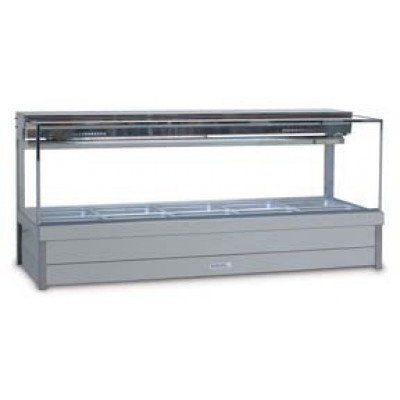 Roband SFX26RD Square Glass Cold Food Bar