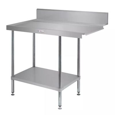 Simply Stainless SS07.1200L Left Handed Dishwasher Outlet Bench (600 Series) - 1200mm