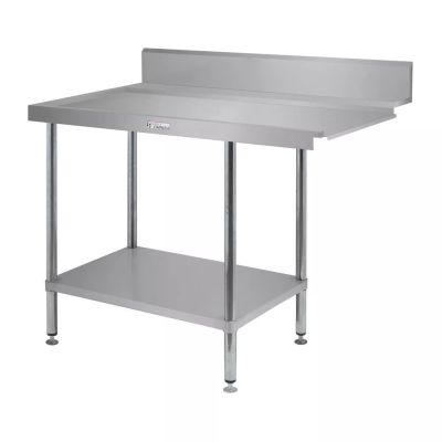 Simply Stainless SS07.1650L Left Hand Dishwasher Outlet Bench (600 Series) - 1650mm