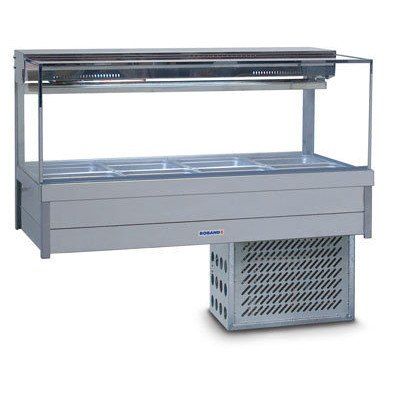 Roband SRX24RD Square Glass Cold Food Bar