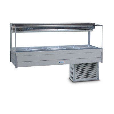 Roband SRX25RD Square Glass Cold Food Bar