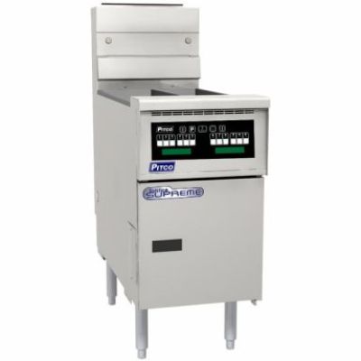 Pitco Solstice SSH55T-C-FR Supreme Fryers Split Tank, Computer Controlled and Filter Ready