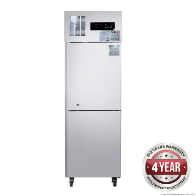 F.E.D. SUC500 TROPICAL Thermaster 2 x ½ door SS Fridge