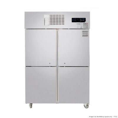 FED Temperate Thermaster SUF1000 TROPICAL Thermaster 4 x ½ door SS Freezer
