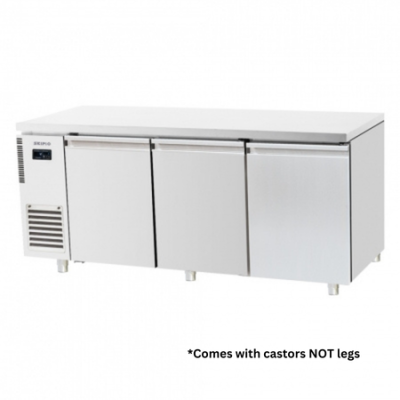 Skipio SUF18-3 Three Door Underbench Freezer - 505 Litres
