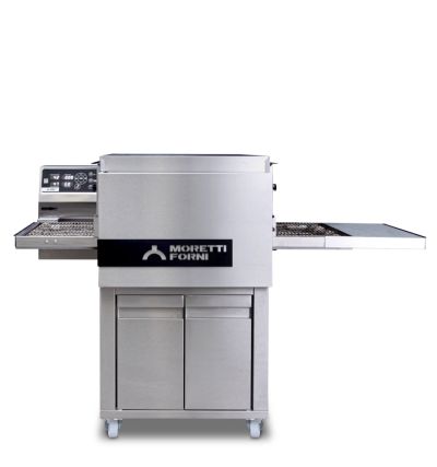 Moretti Forni Single Deck Electric Bench-Top Conveyor Oven on Stand – T64E/1 SC