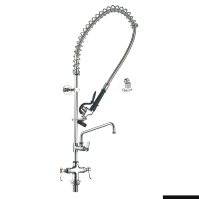 F.E.D T98001-2 Sunmixer Pre Rinse Unit with Add-on faucet and 305mm Swing Nozzle 