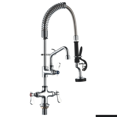 F.E.D-T98001MN-2 Sunmixer Pre Rinse Unit with Add-on Faucet and 152mm Swing Nozzle 