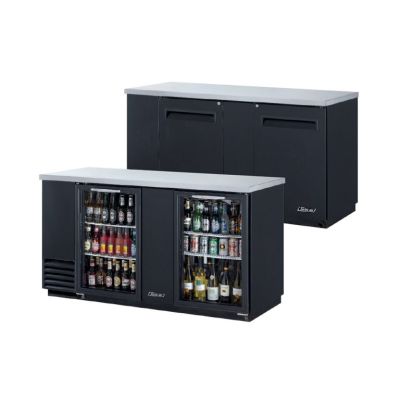 Turbo Air  - 2 Glass Door Back Bar Fridge    TBB-3SGD