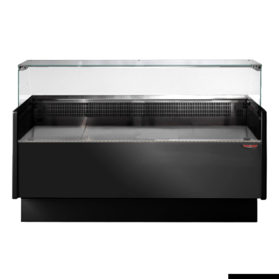 F.E.D Tecnodom-TDMR-0915B Serie MR9.5 Black 1520mm Wide Deli Display with Storage and Castors 