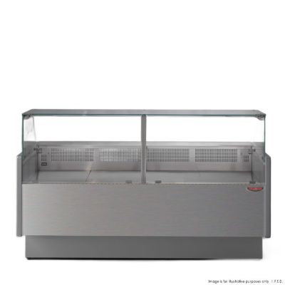 F.E.D. TECNODOM BY FHE TDMR-0920 Serie MR 2000mm Wide Deli Display with Storage and Castors
