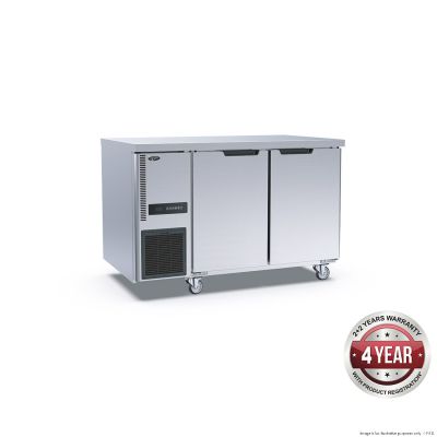 F.E.D. Temperate Thermaster Stainless Steel Double Door Workbench Freezer - TS1200BT