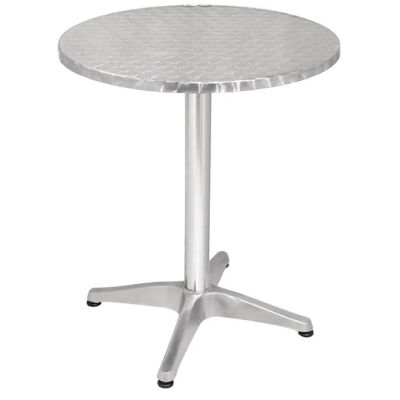 Bolero Round Table with Curved Edge Heavy Duty Base Dia - 60x72cm  U425